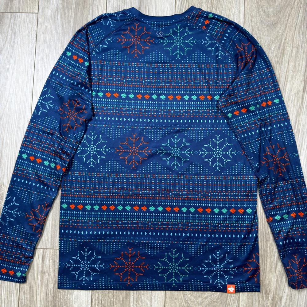 Rabbit Running Long Sleeve Performance Shirt Geom… - image 4